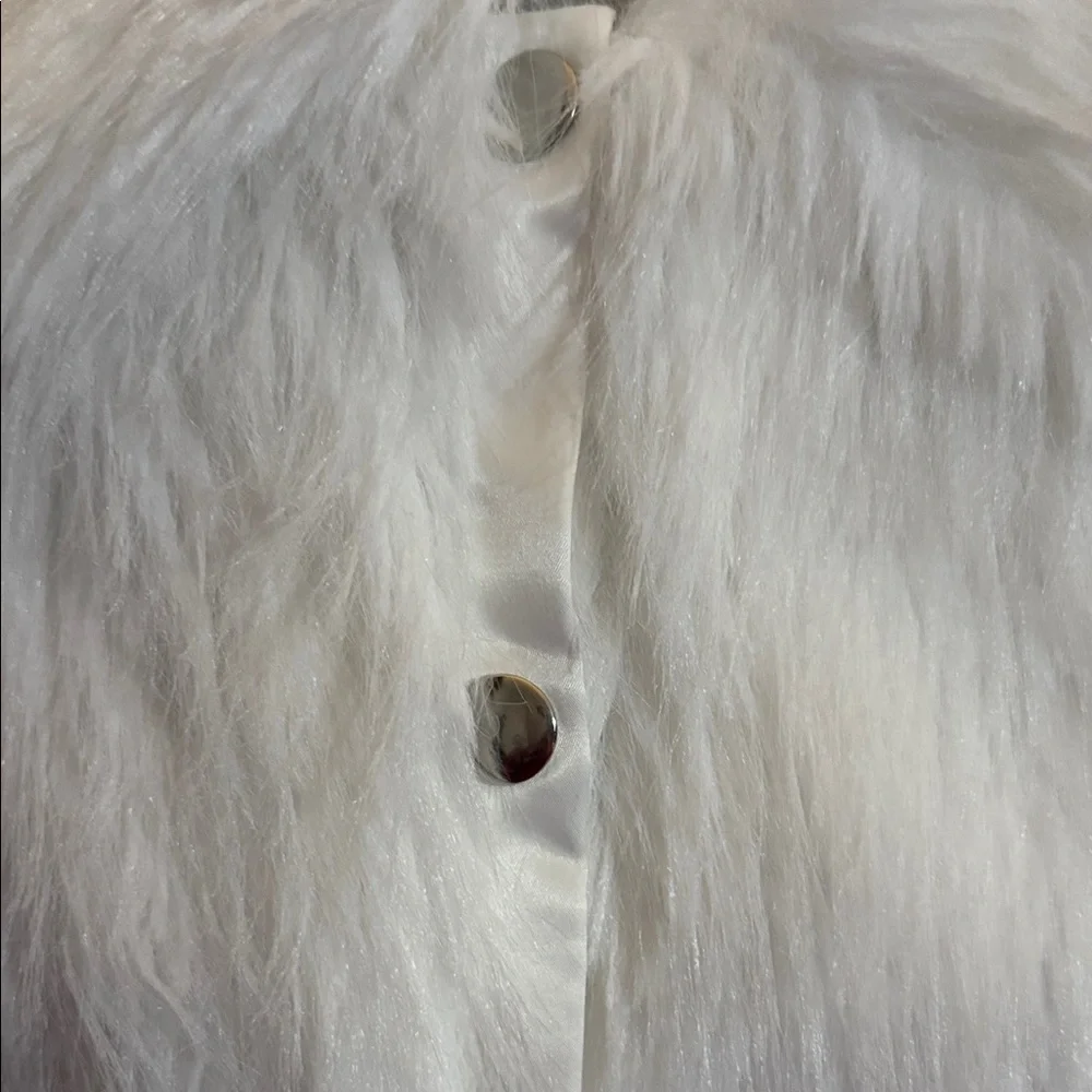 Fashion Nova White Teddy Jacket - Picture 4 of 6